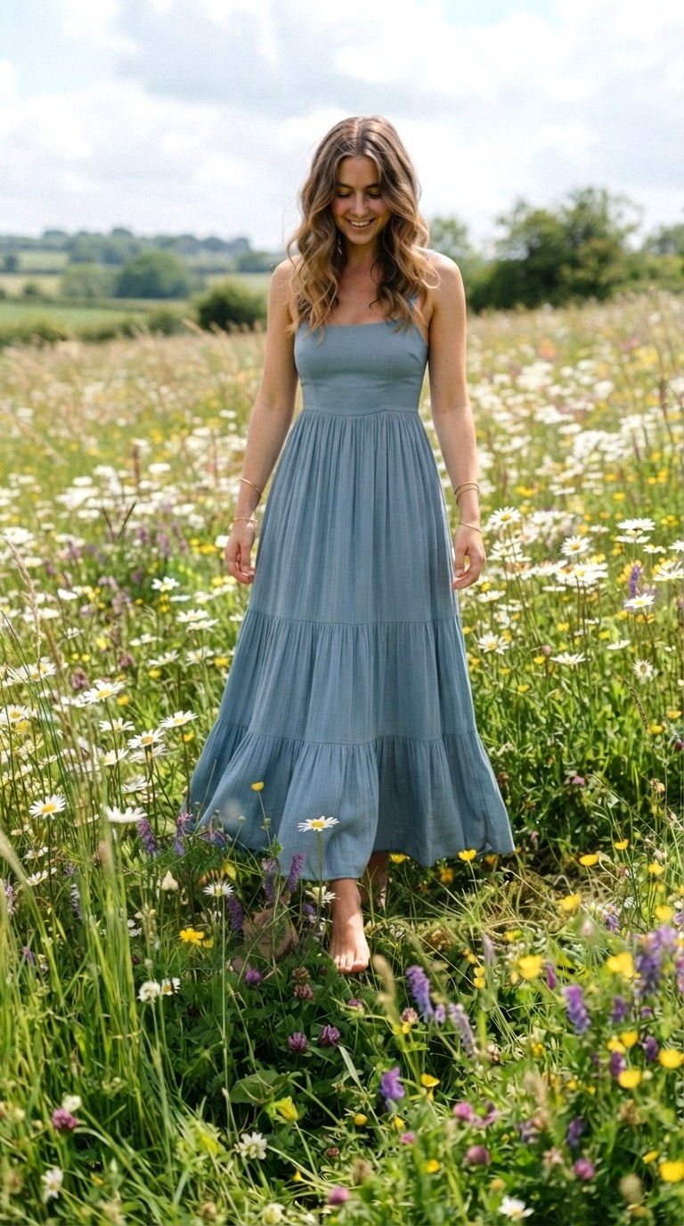 Empire Line Breeze - 24 simple maxi dress