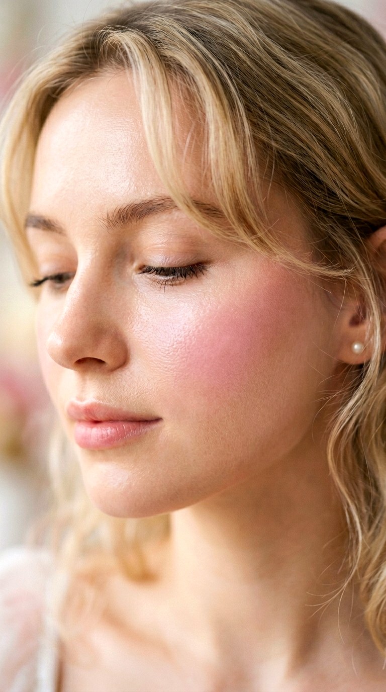Ethereal Pink Mist Cheeks - 28 Airbrushed Blush Makeup Trend