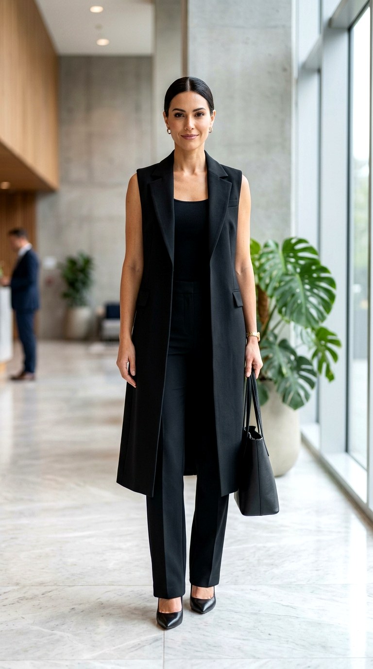 Executive Sleeveless Tunic - 23 corporate outfits