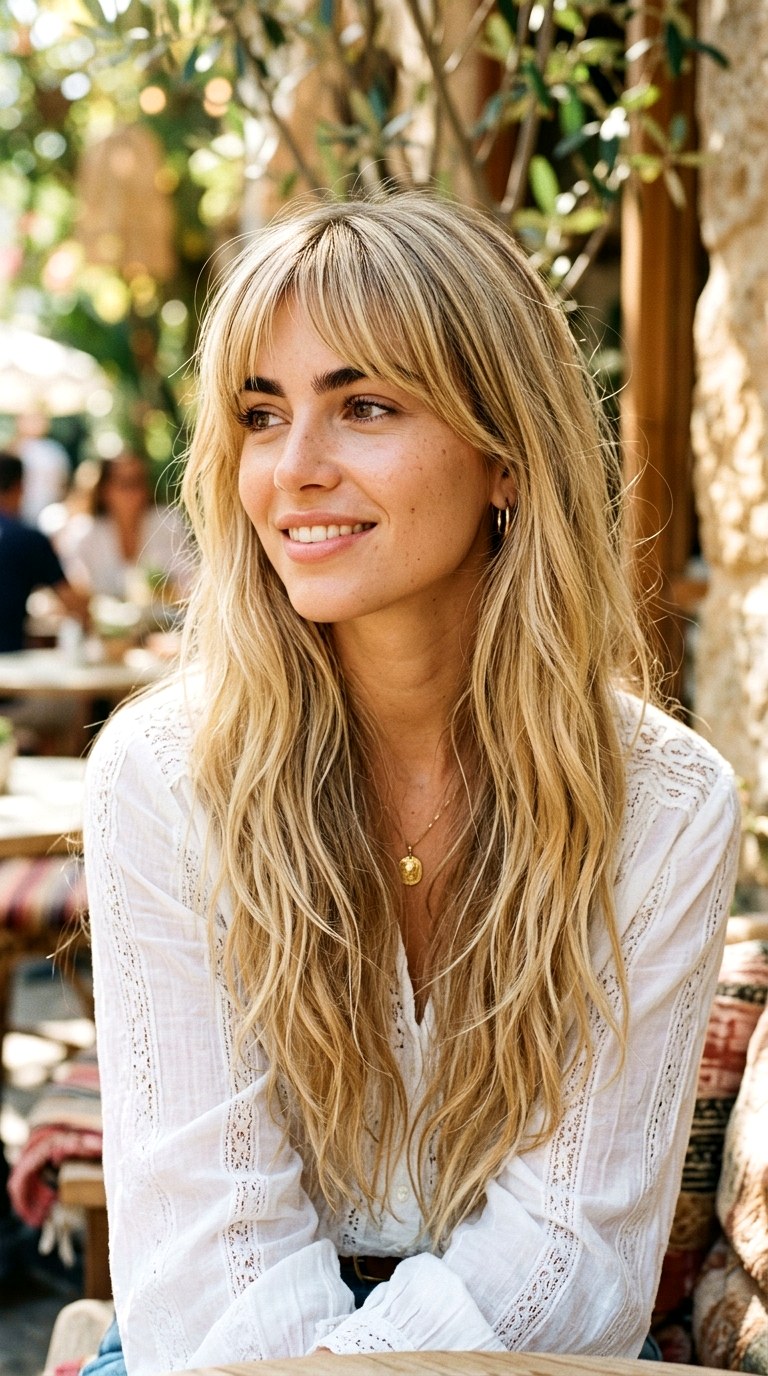 Face Framing Layers That Sculpt and Define - 27 long blonde hair with layers and bangs