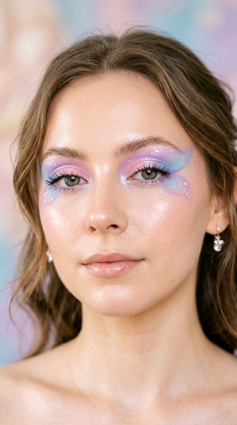 Fairy Pastel Wing Makeup - 27 Butterfly Pastel Eye Makeup