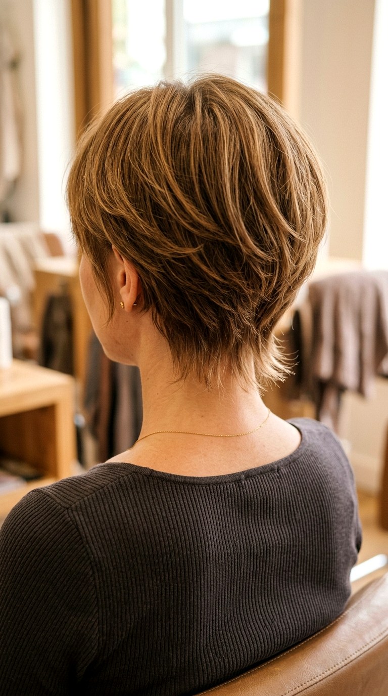 Feathered Nape Bixie - 24 bixie hairstyle