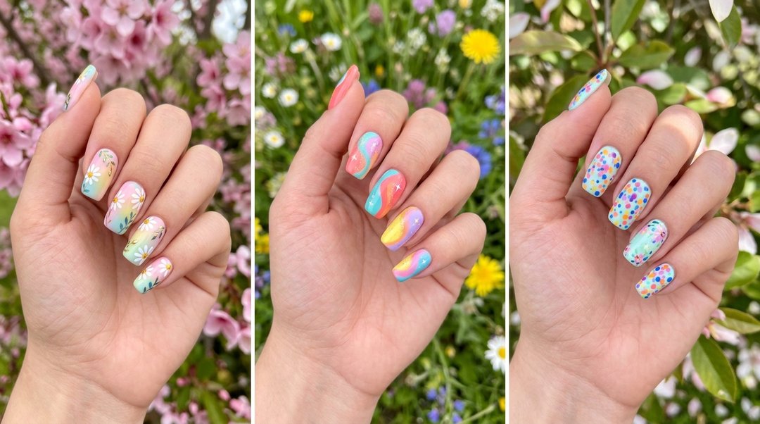 Festive Spring Multicolor Acryli…