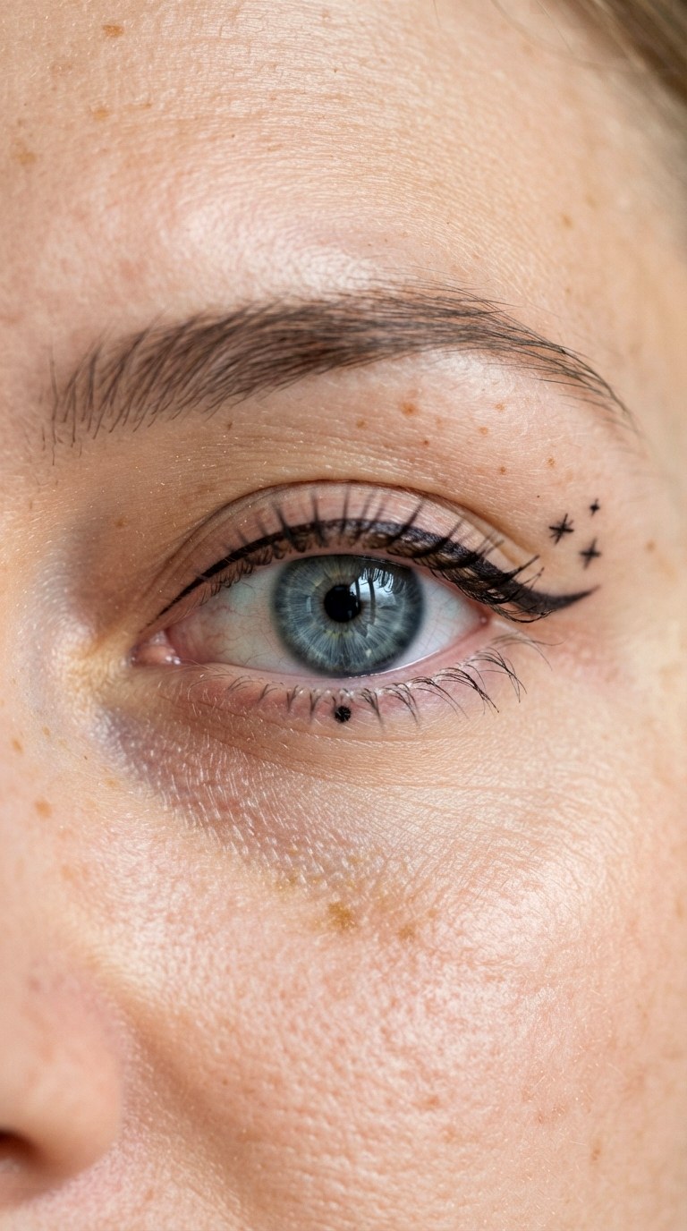 Floating Inner Corner V - 24 makeup eyes
