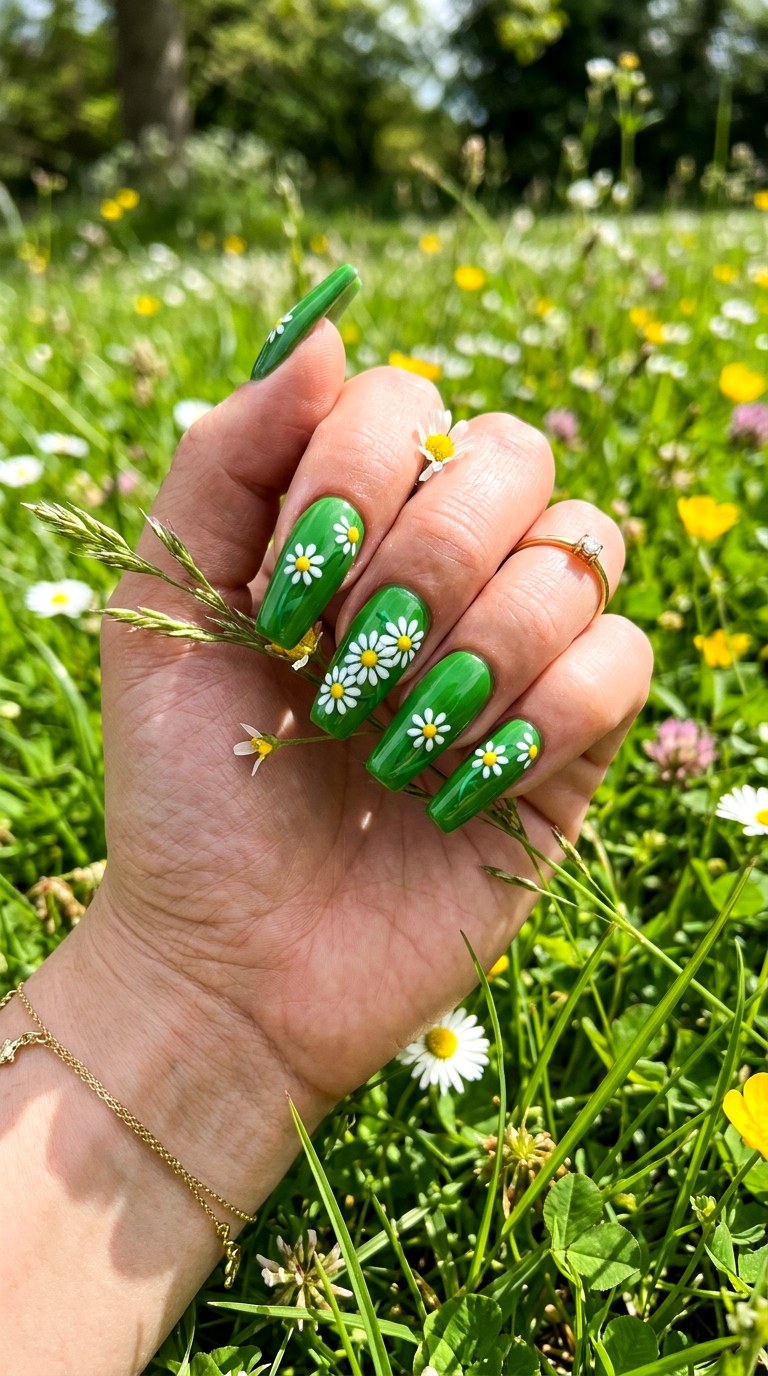 Fresh Grass Green - 20 Spring Nail Colors That Will Instantly Brighten Your Look