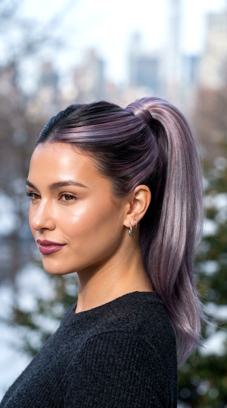 Frosted Berry - 24 hair dye inspo