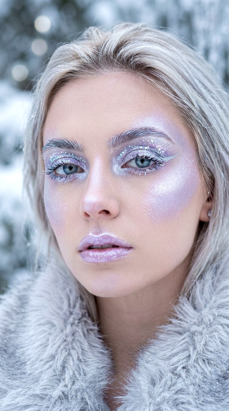 Frosted Ice Glow Face - 23 Glazed Shimmer Skin Makeup Looks for a Radiant 2026