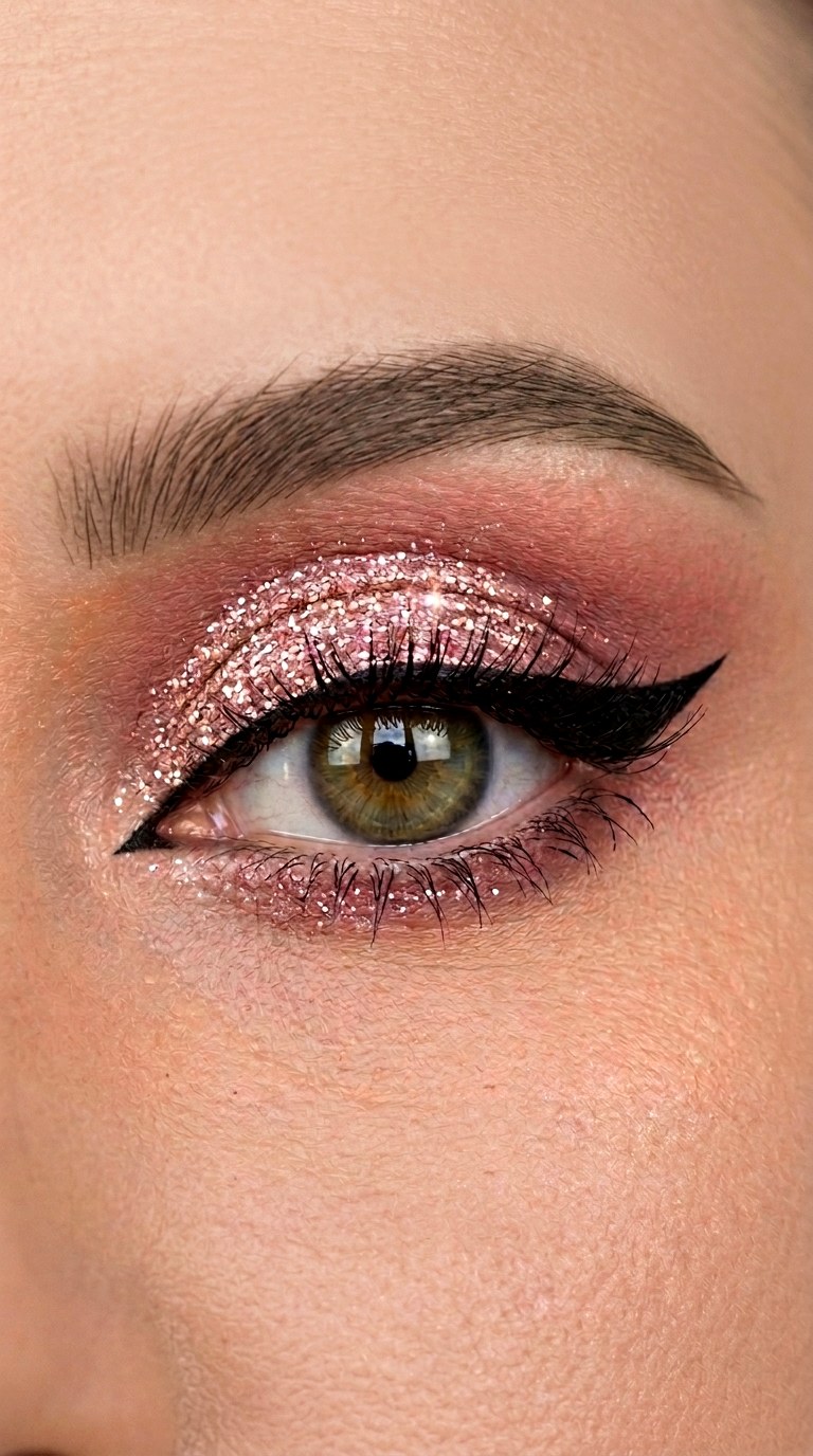 Frosted Pink Champagne - 28 colorful eyeshadow looks