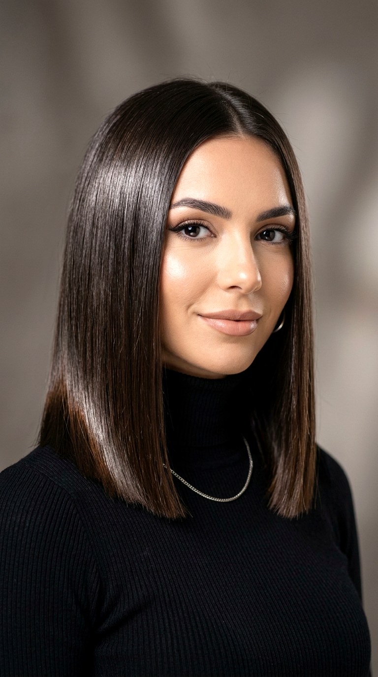 Glass Hair Lob - 29 hairstyle ideas