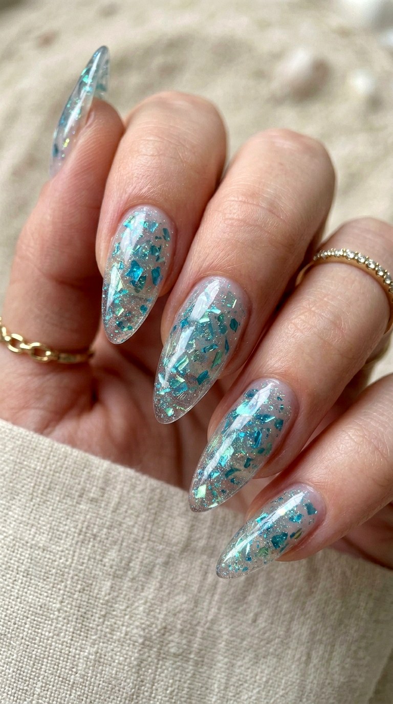 Glass Nails and Translucent Layers - 21 Long-Lasting Spring Color Street Nails