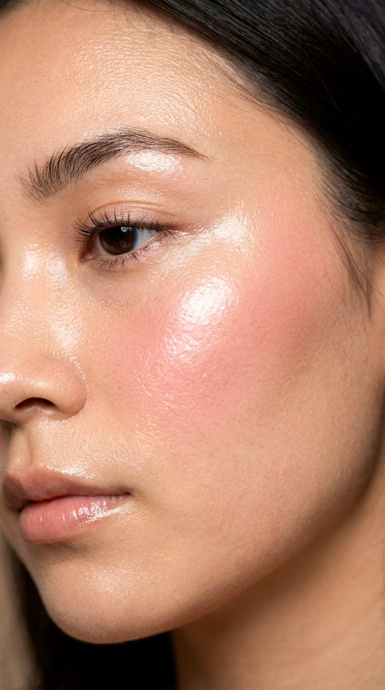 Glass Skin Blush Fusion - 28 Airbrushed Blush Makeup Trend