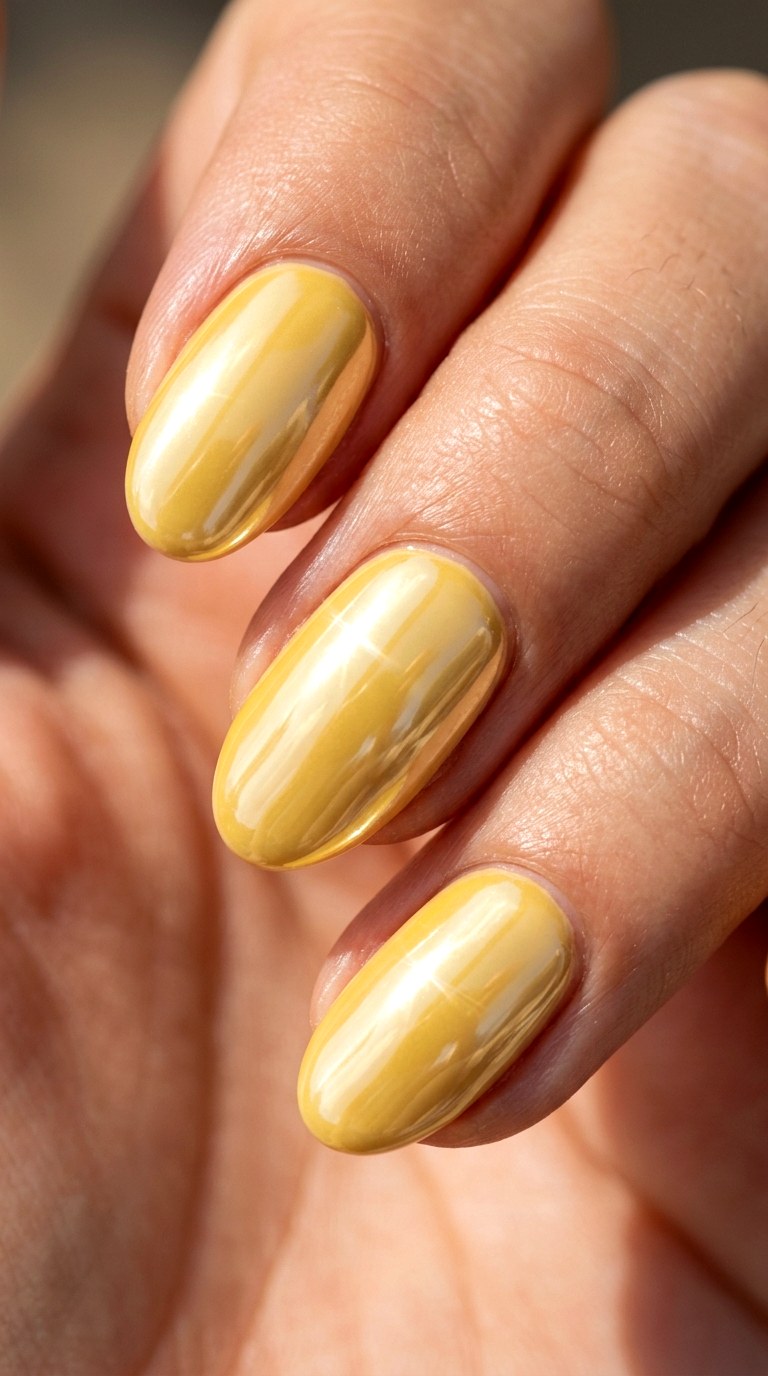 Glazed Butter Yellow - 23 Pastel Spring Multicolor Nails