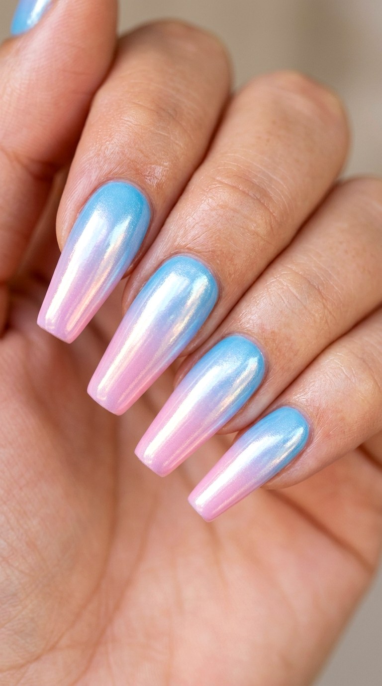 Glazed Donut Ombre - 29 Pastel Spring Ombre Nails