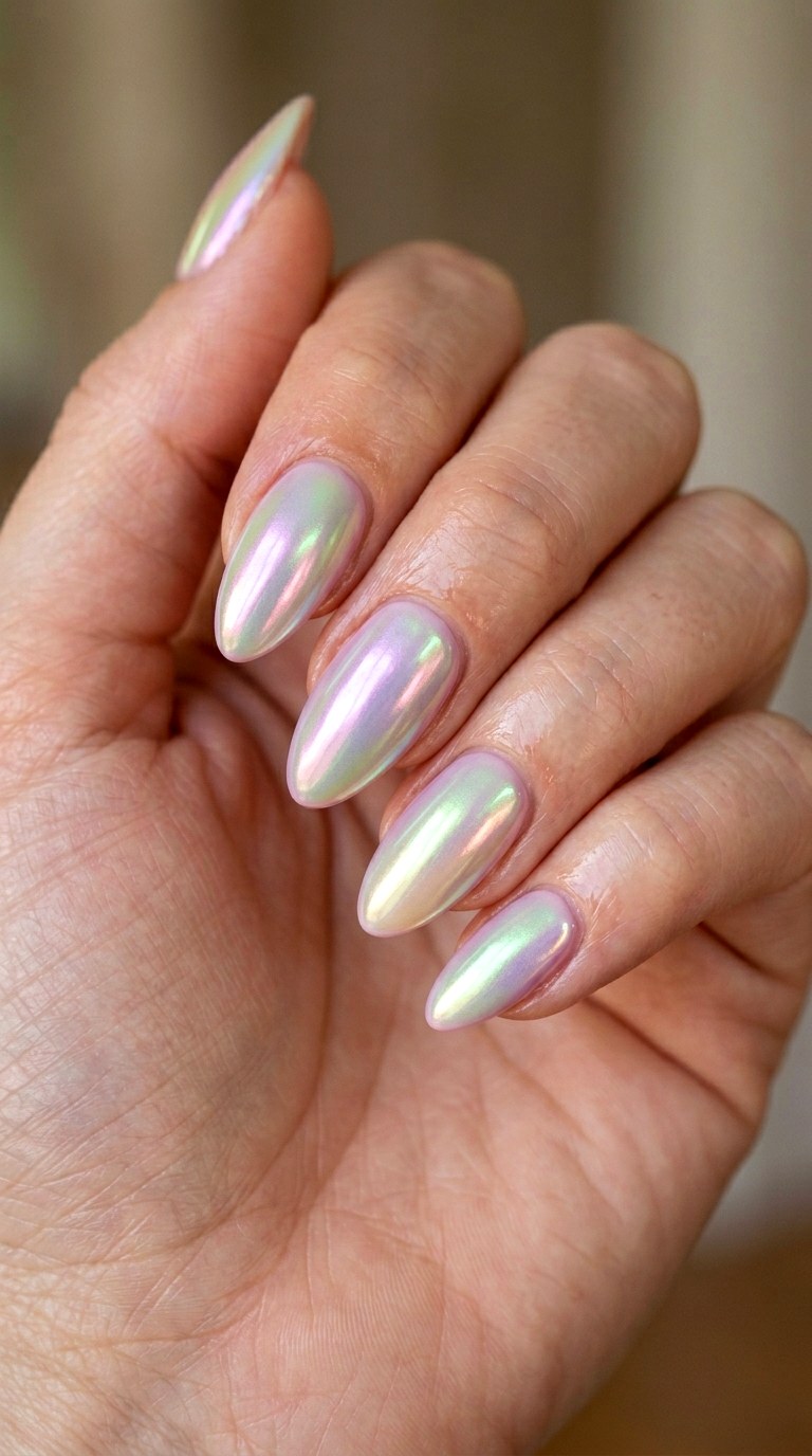 Glazed Donut Rainbow Glaze - 29 Subtle Spring Multicolor Nails