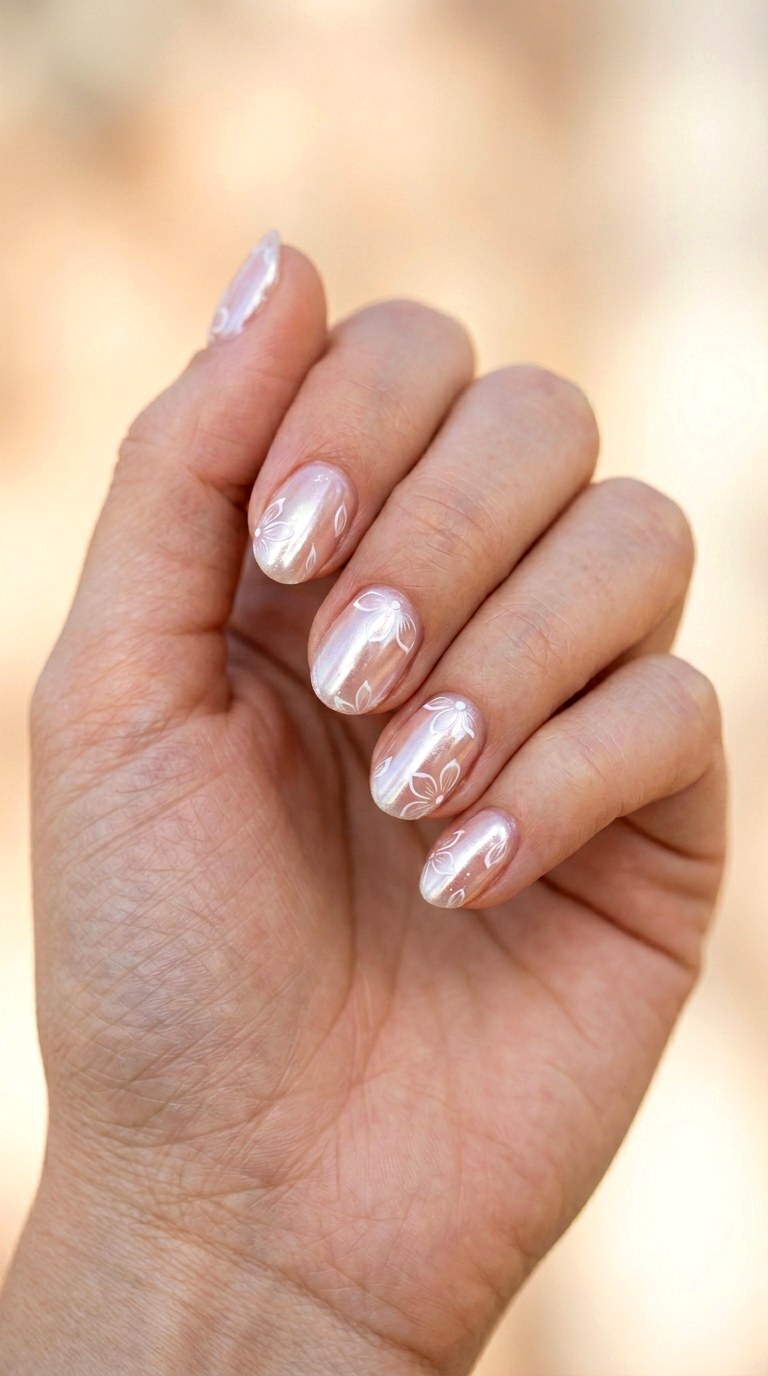 Glazed Donut Spring Petal - 26 Floral Spring Acrylic Nails