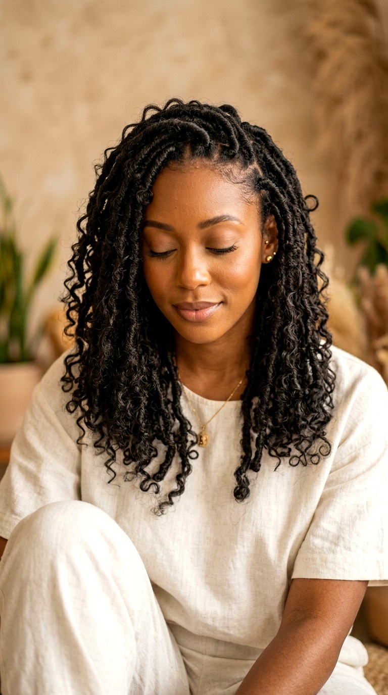 Goddess Locs Braids - 27 braided hairstyles for black women