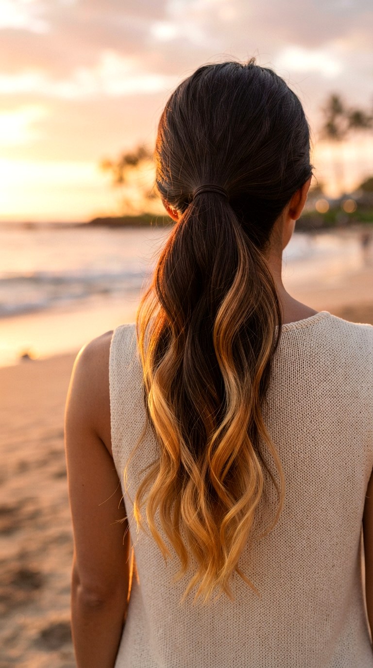 Golden Hour Honey Tips - 26 subtle dimensional brunette