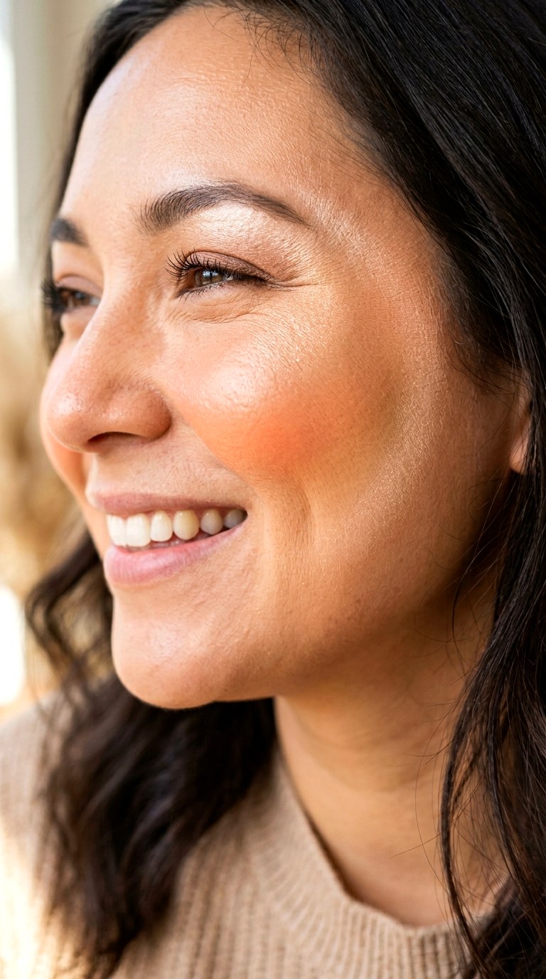 Golden Peach Halo Blush - 25 colorful makeup ideas