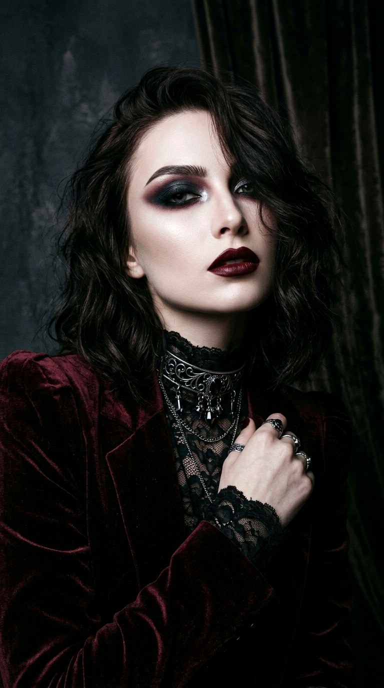 Gothic Glam Drama - 26 makeup idea creative