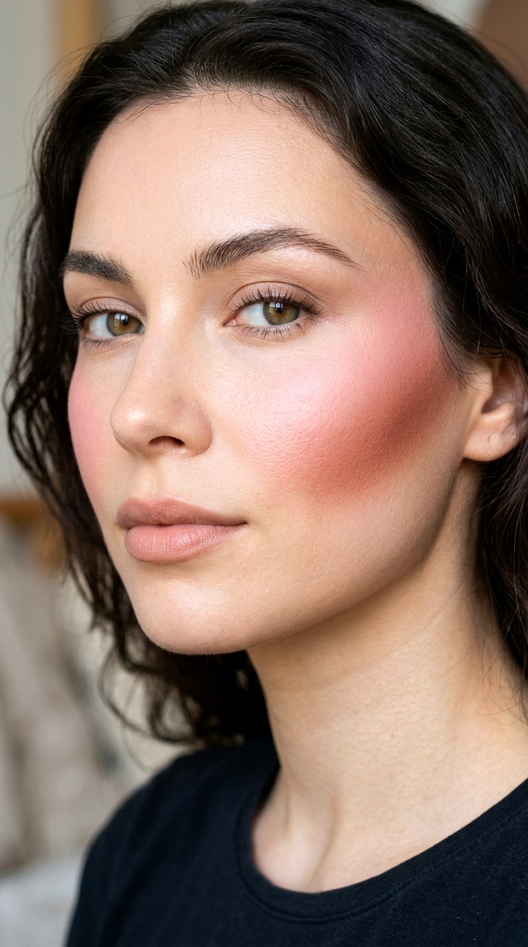 Gradient Blush Mapping - 28 Airbrushed Blush Makeup Trend