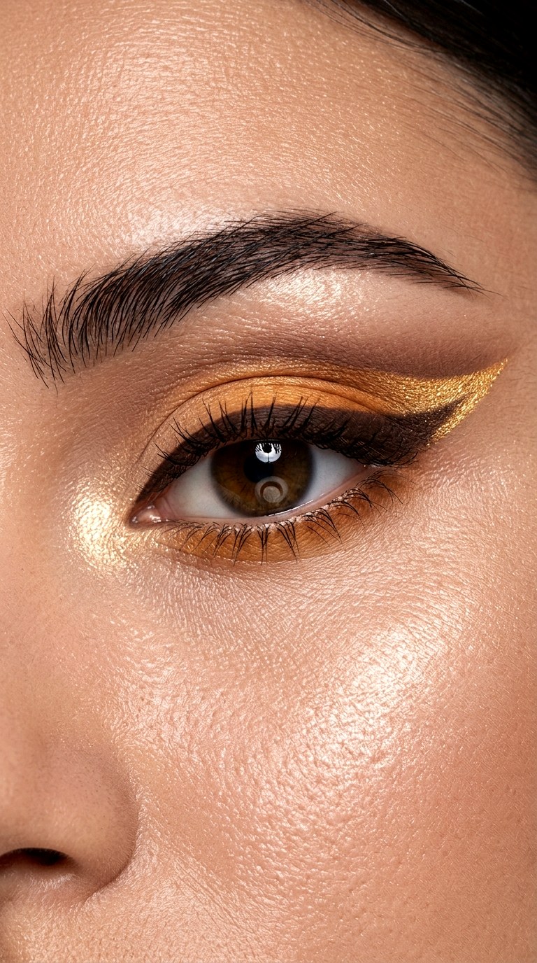 Gradient Wing Technique - 21 Solar Flare Spring Eyeliner Radiant Inner-Corner Glow Wings for a Warm Seasonal Aura