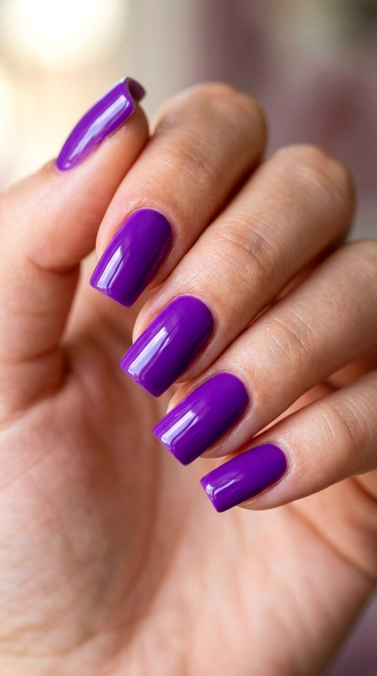 Groovy Chick Retro Purple - 27 Cute Spring Color Street Nails