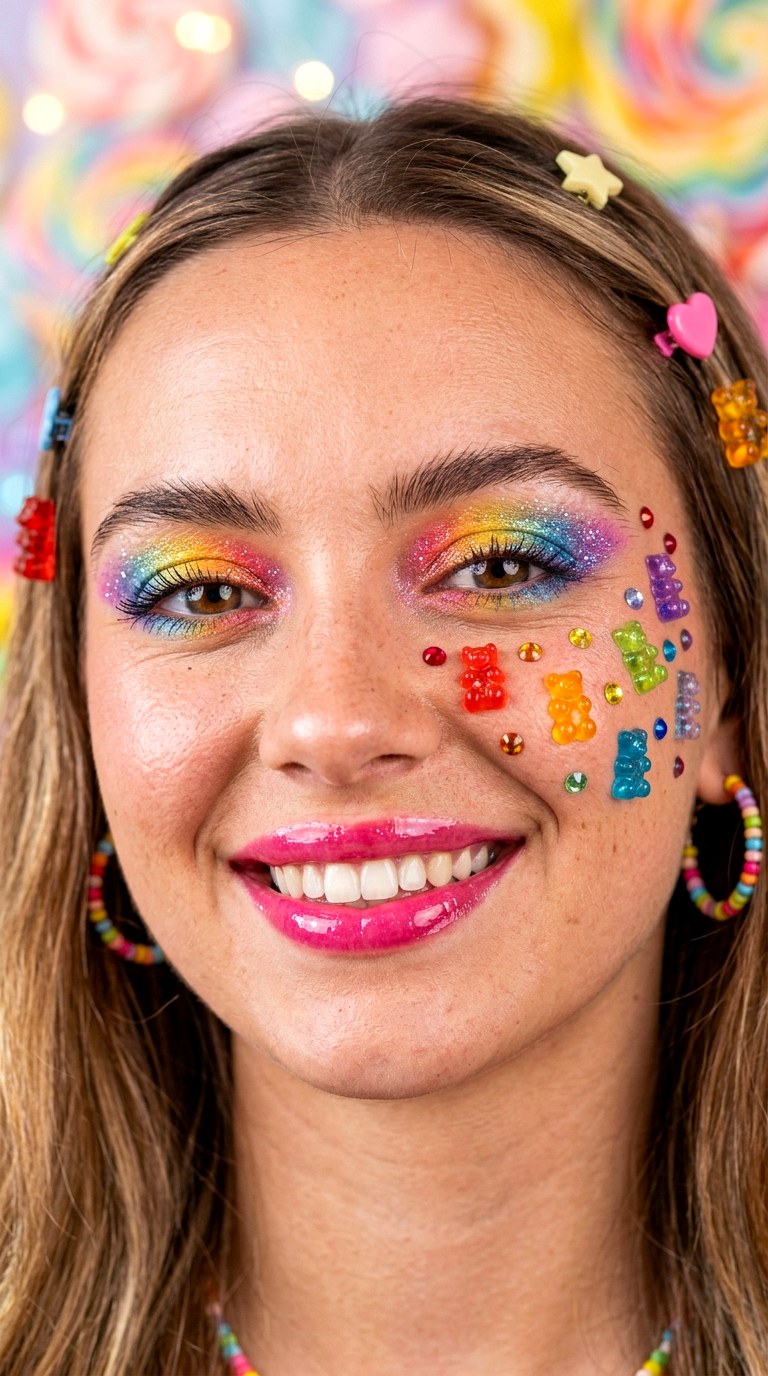 Gummy Bear Makeup - 23 silly makeup