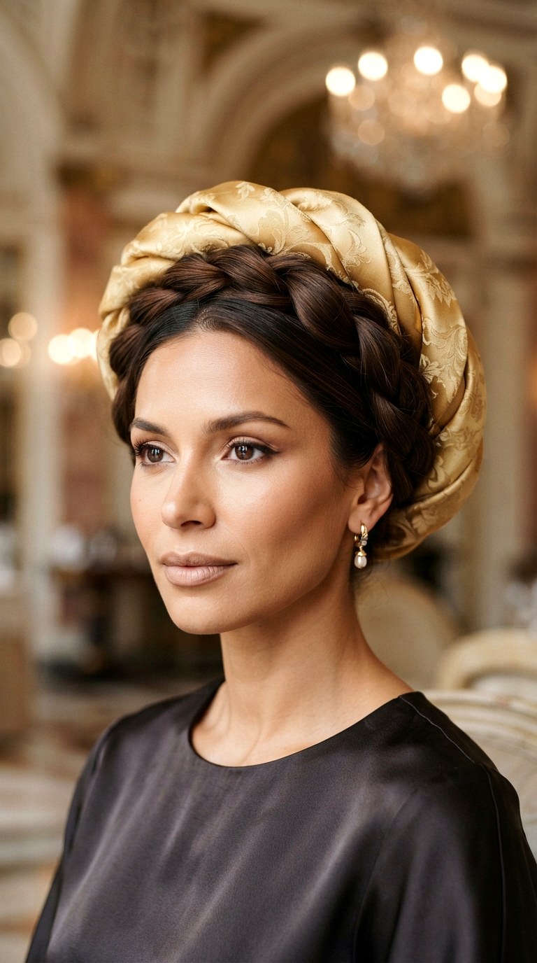 Halo Twist - 25 silk bandana hairstyles