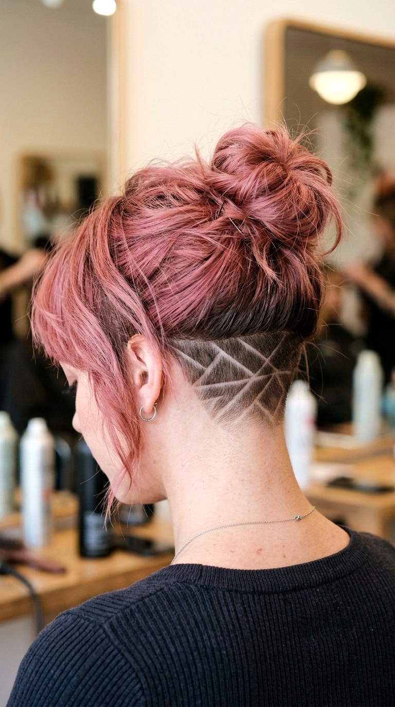 Hidden Undercut Cool - 21 Shoulder Length Wolf hair Cut