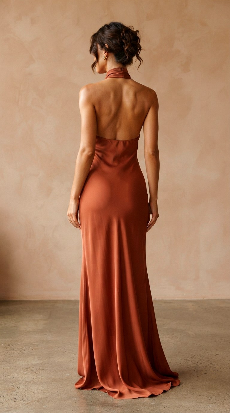 High Neck Halter Flowing Maxi - 26 spring maxi dress
