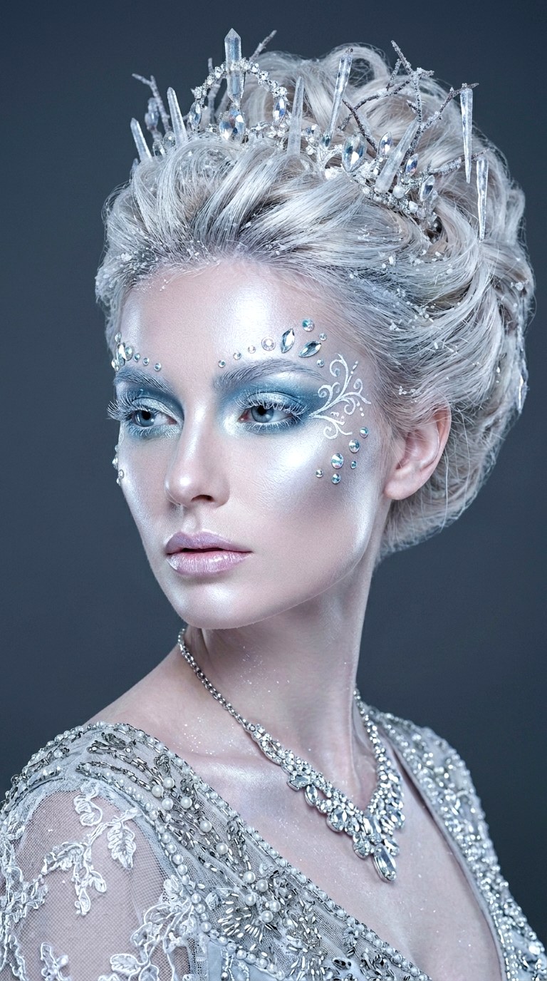 Ice Queen Elegance - 26 makeup idea creative