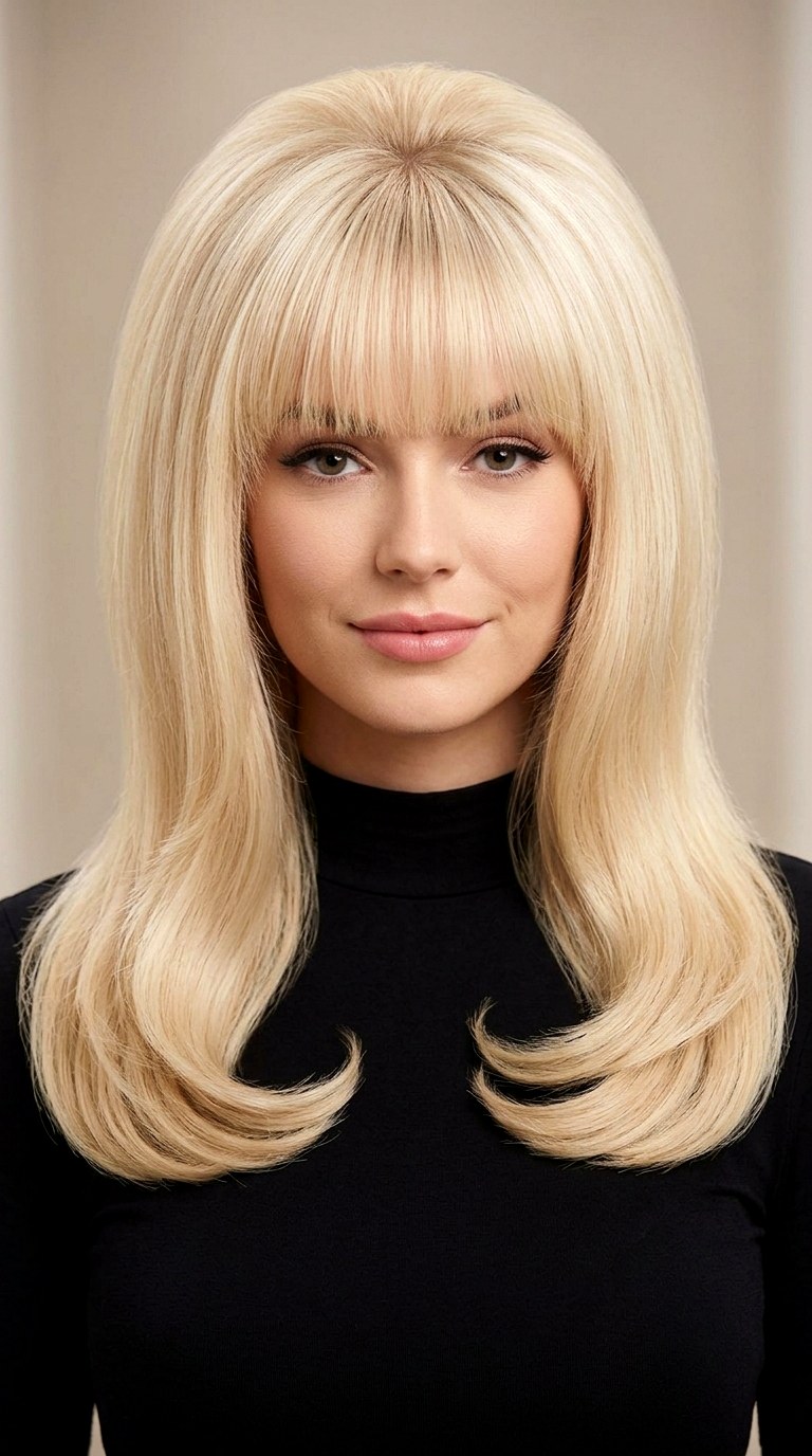 Invisible Layers and Gossamer Bangs - 27 long blonde hair with layers and bangs