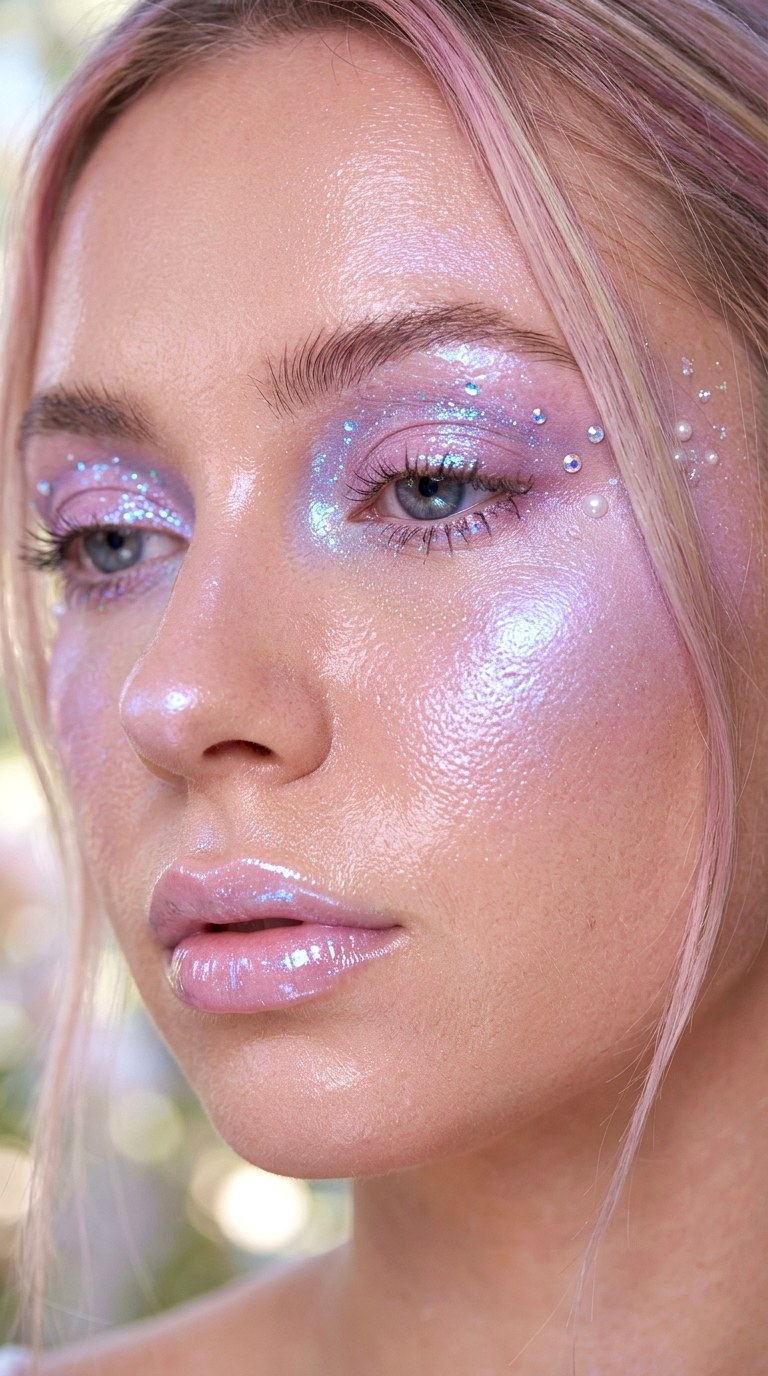 Iridescent Fairycore Makeup - 25 Ethereal Glow Makeup Look Ideas Trending in 2026