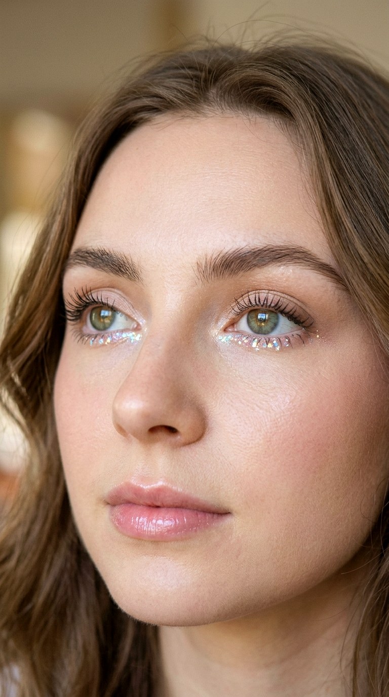 Iridescent Tearline Detail - 21 Angel Energy Spring Glam