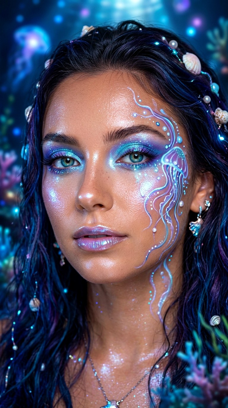 Jellyfish Fantasy Makeup - 23 silly makeup