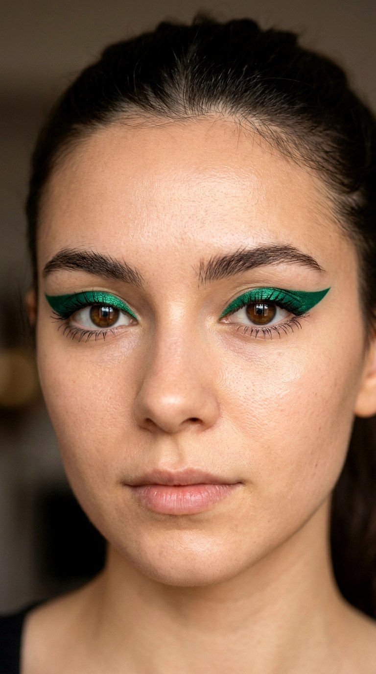 Jewel Toned Emerald Slice makeup eyeliner - 27 makeup eyeliner