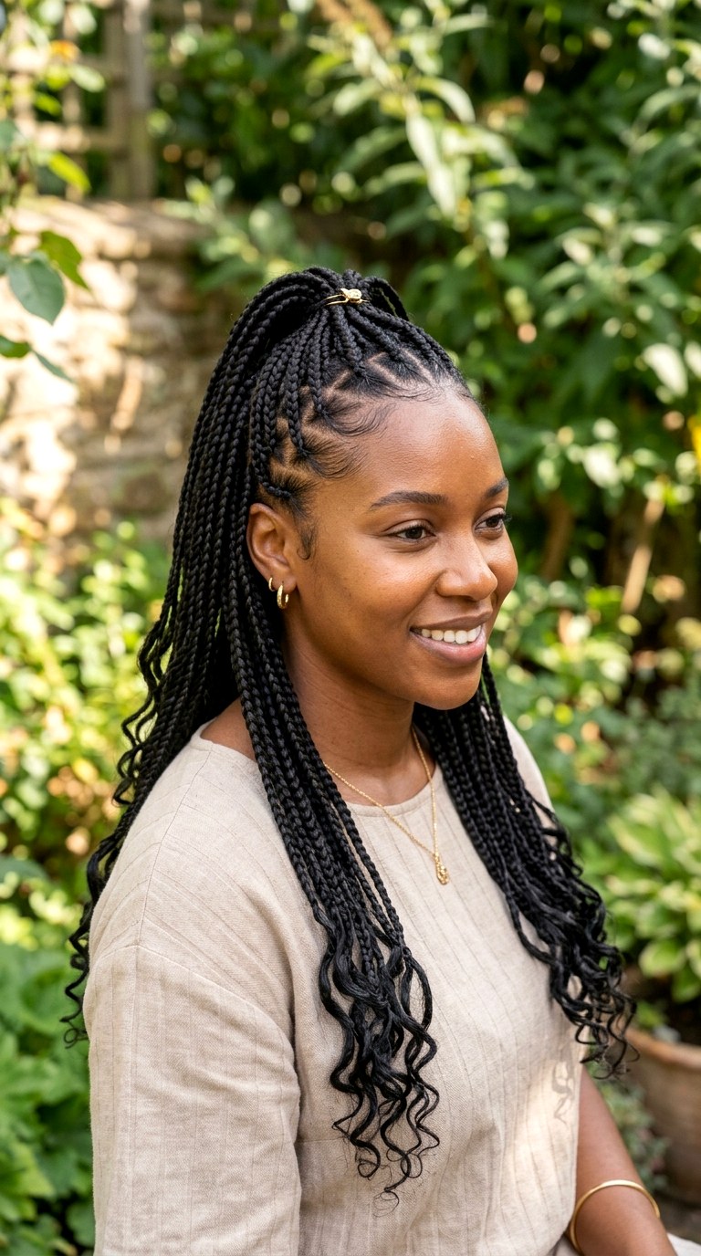 Knotless Feed In Braids - 21 hairstyle braids
