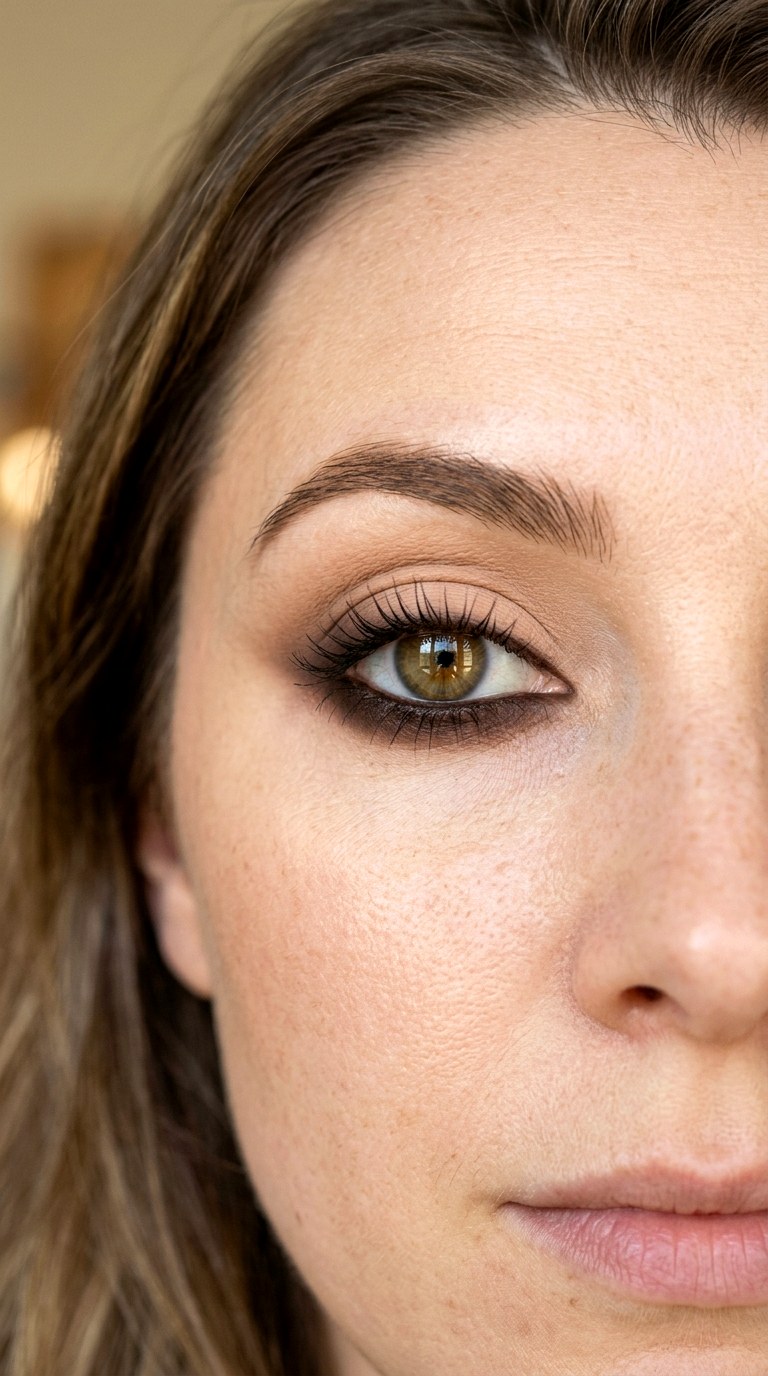 Latte Reverse Smoky Eye - 30 creative makeup looks
