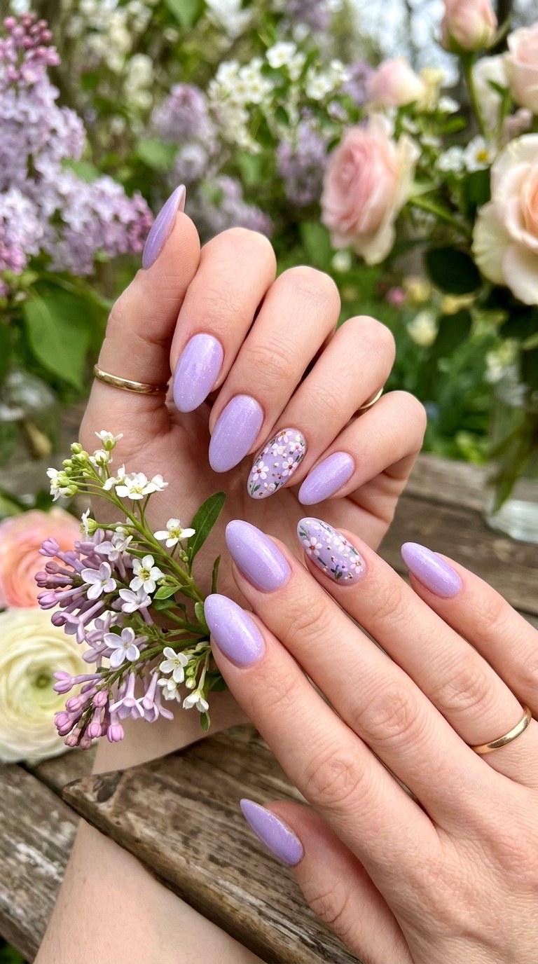 Lavender Dream Nails - 23 Trendy Spring Nail Art Ideas You Need to Try This Year