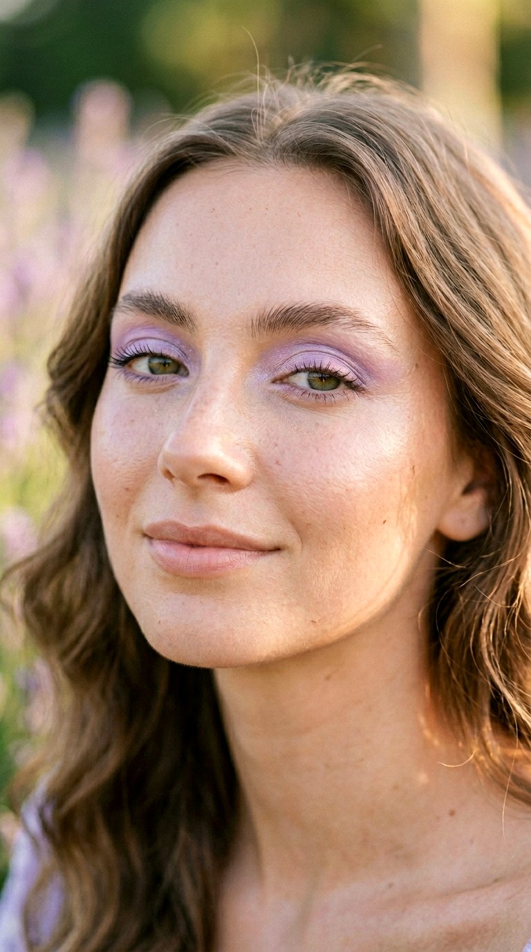 Lavender Haze Soft Eyes - 21 Summer Colorful Eye Makeup 2026 Ideas