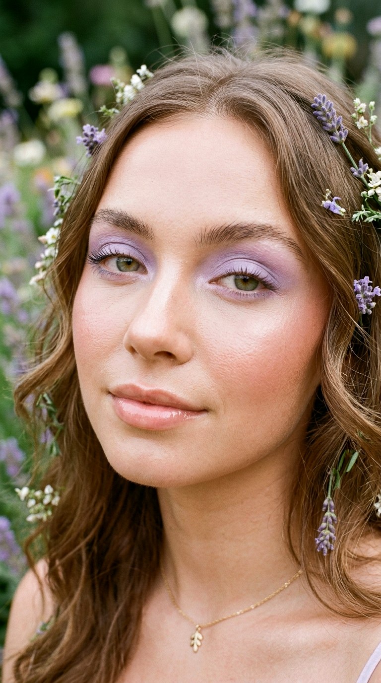 Lavender Mist Eyeshadow - 20 Fresh Bloom Beauty Trend 2026