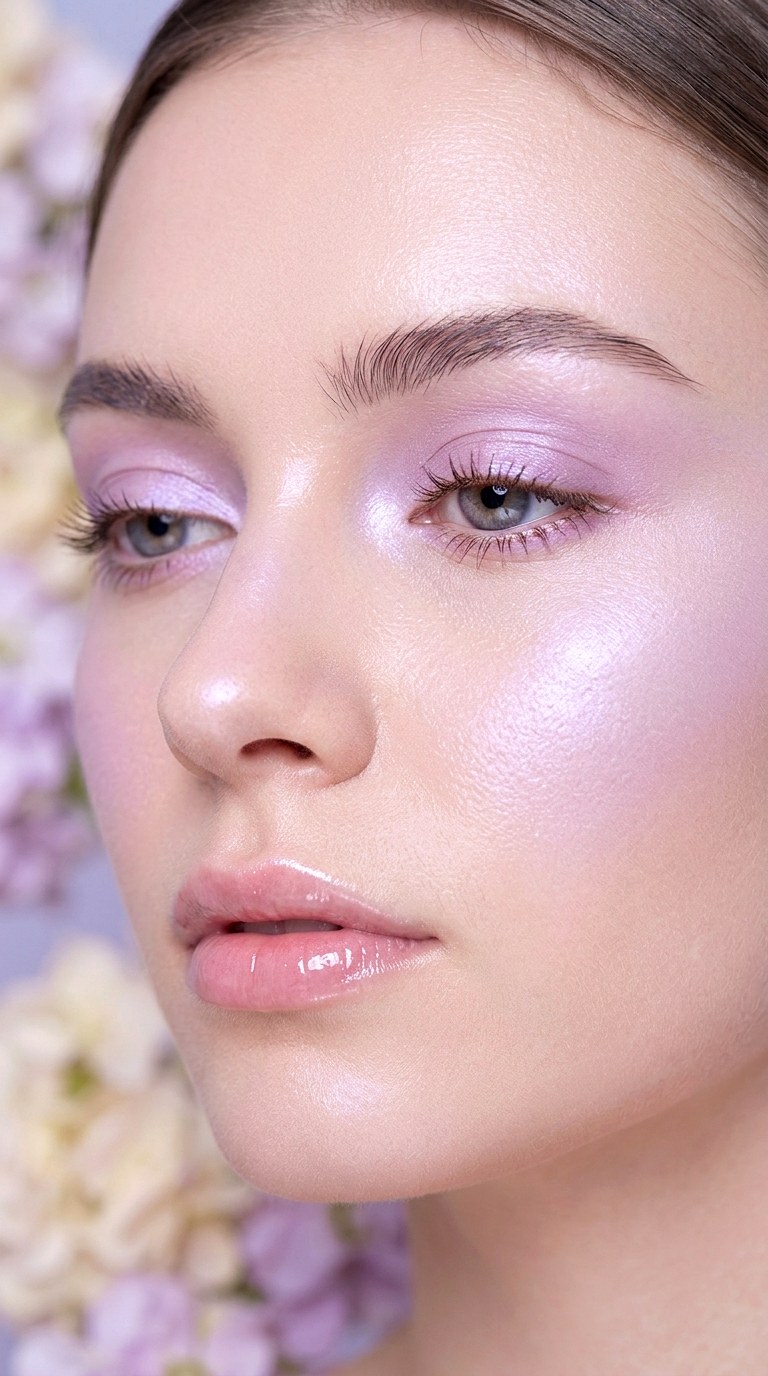 Lavender Pearl Skin Makeup - 29 Lavender Dream Spring Makeup