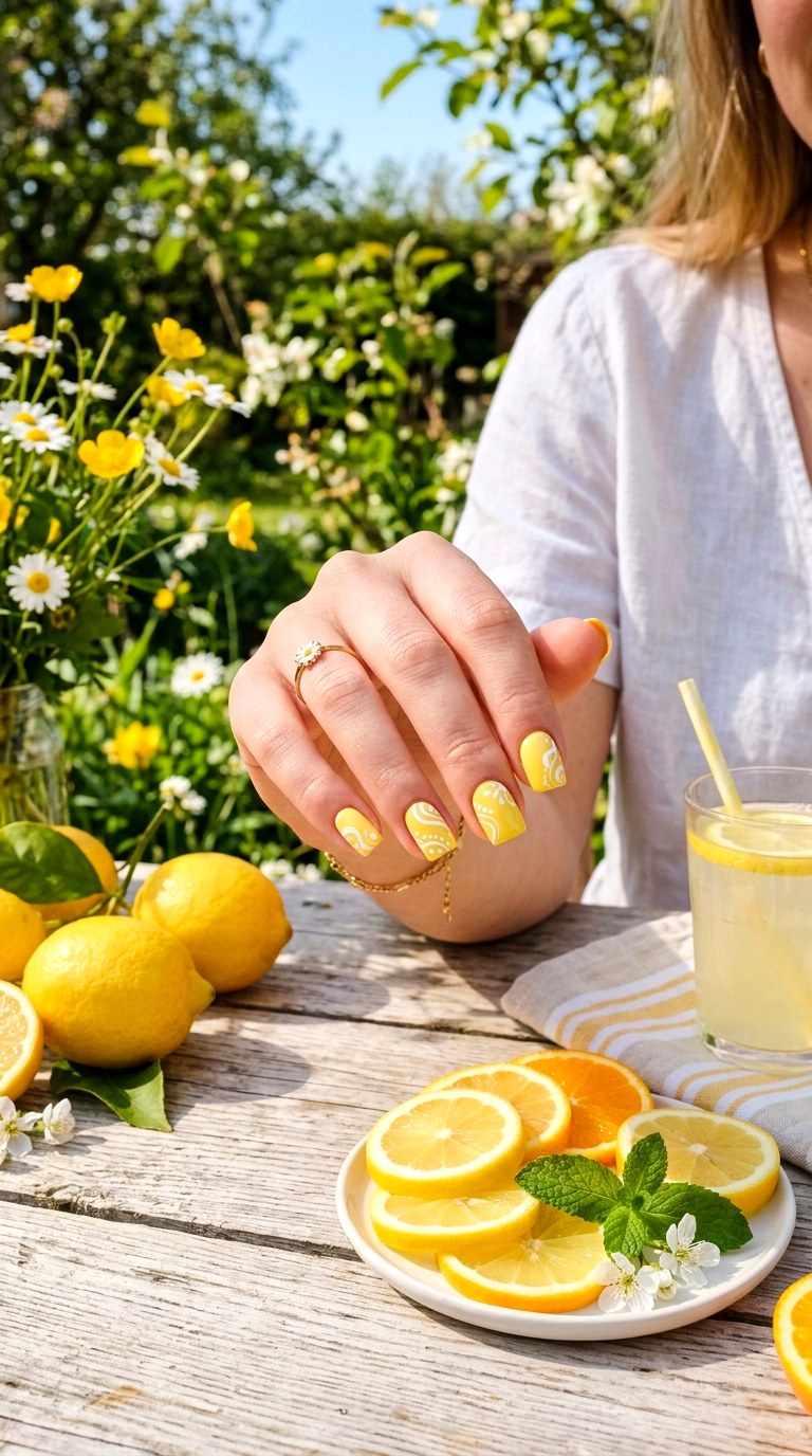Lemon Sorbet - 20 Spring Nail Colors That Will Instantly Brighten Your Look