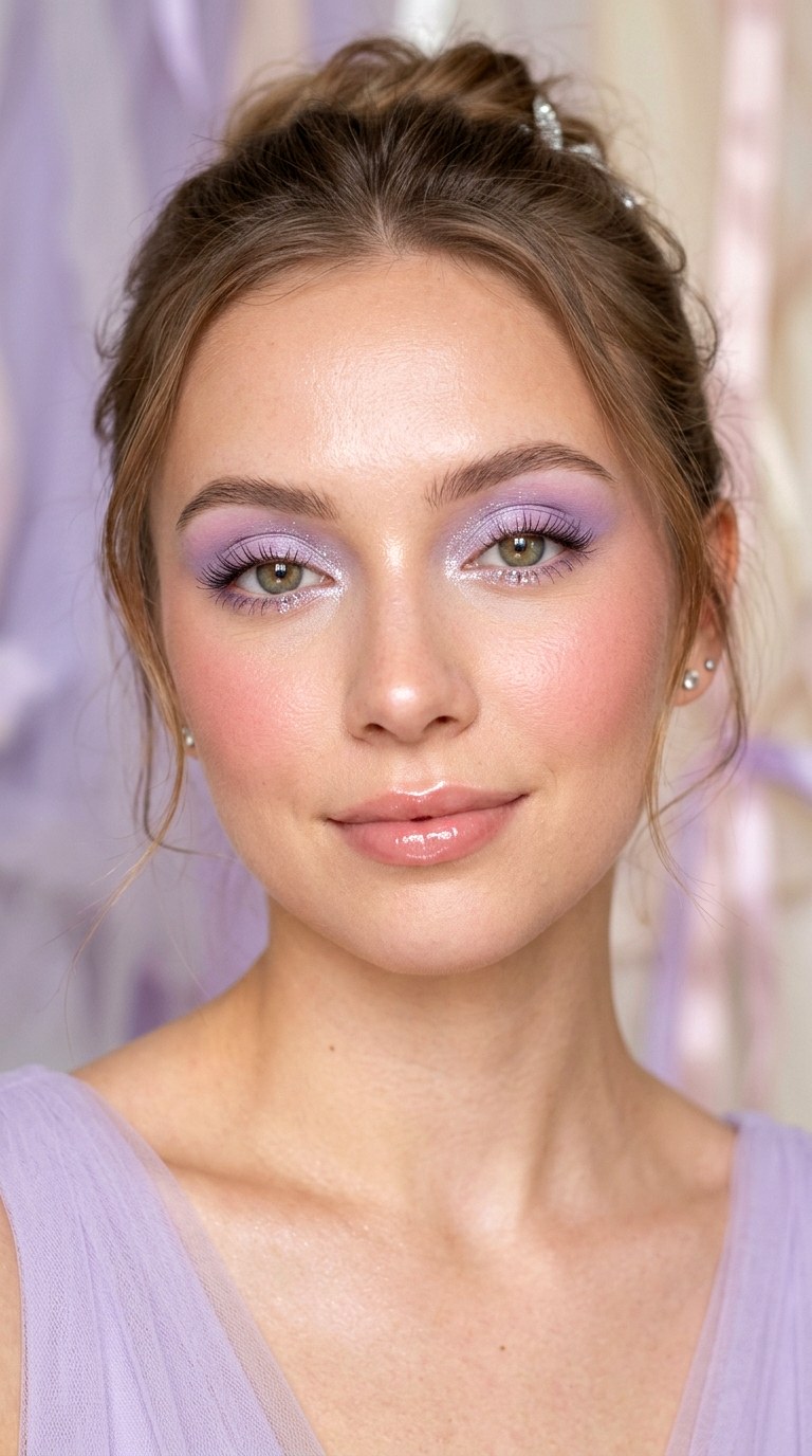 Lilac Dream Ballet Eyeshadow - 22 Balletcore Beauty Makeup Ideas