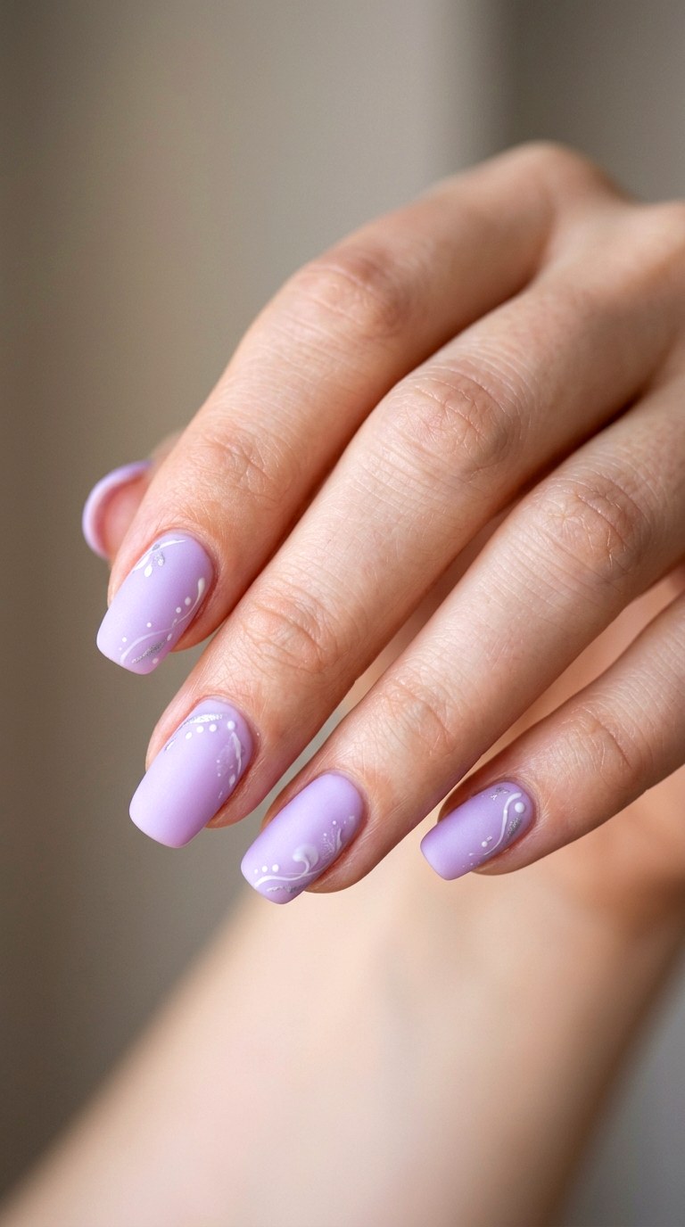 Lilac Dreamscape - 26 Durable Spring Color Street Nails