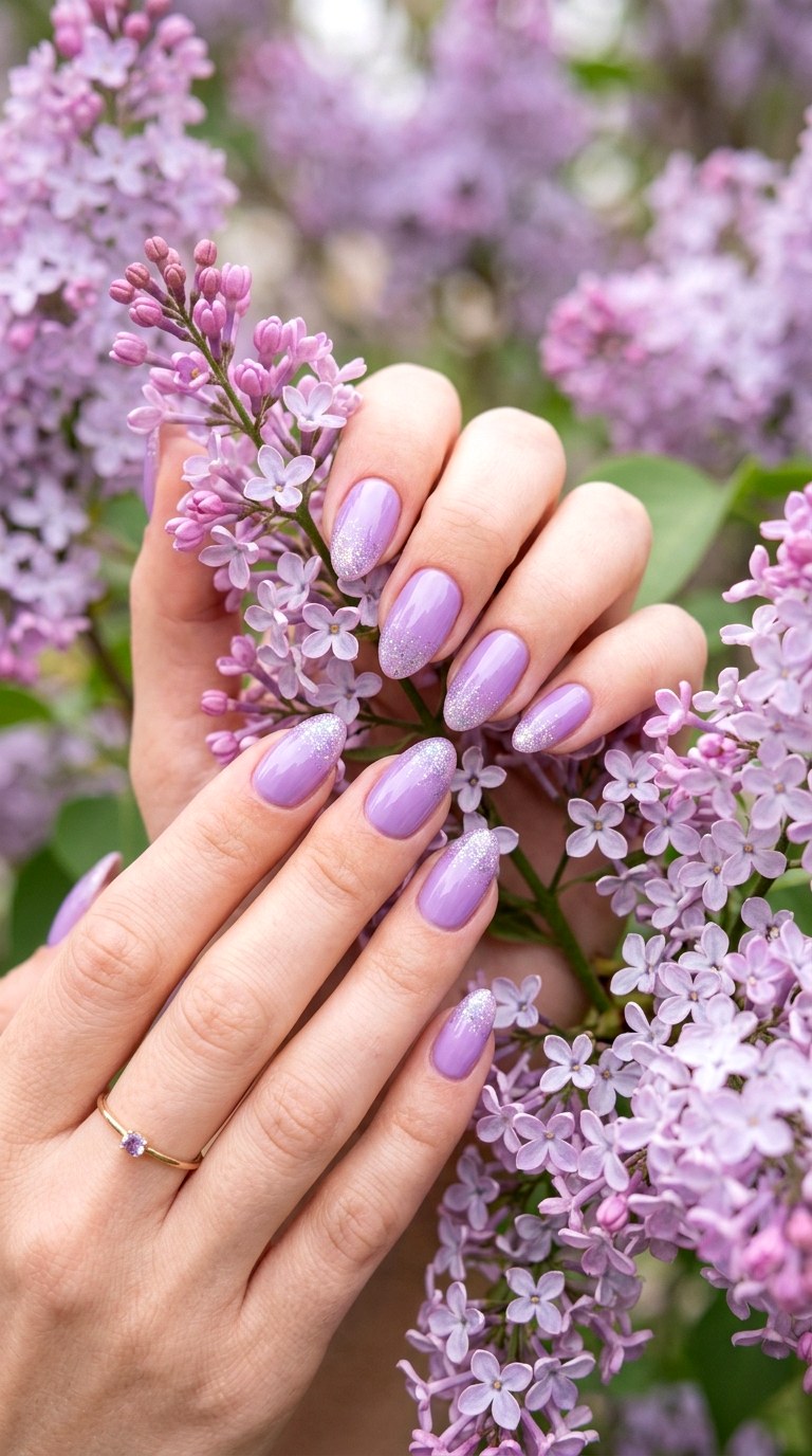 Lilac - 20 Spring Nail Colors That Will Instantly Brighten Your Look
