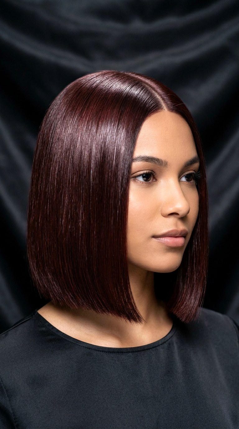 Mahogany Silk Fusion - 20 hair color ideas for brunettes