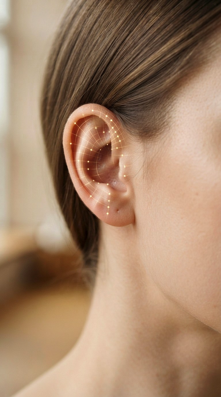 Map Your Ears Metal Canvas - 25 gold earrings stack