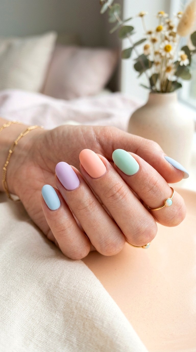 Matte Pastel Nails - 30 Gorgeous Spring Nail Designs That Are Trending Right Now
