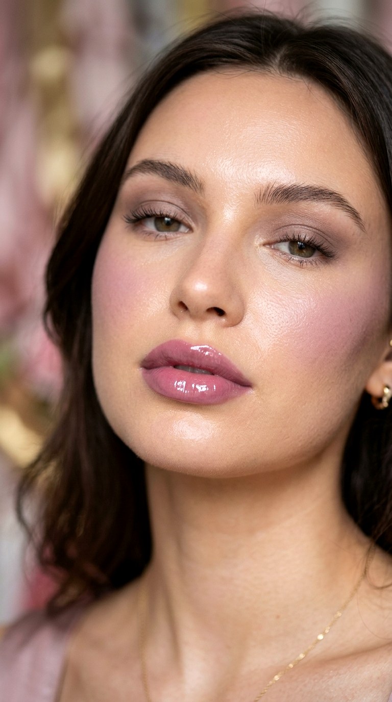 Mauve Glow Lips - 20 glossy lips makeup 2026